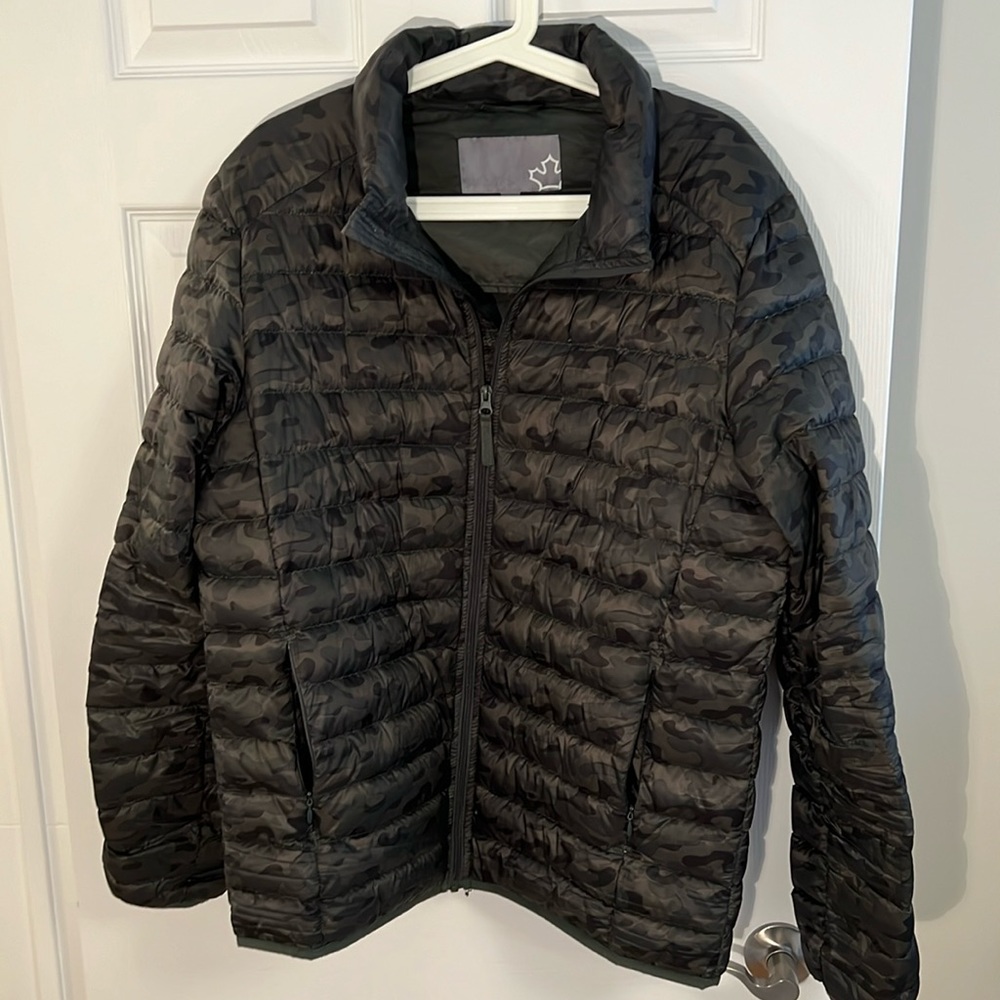 Sears Down Camo Puffer Jacket.